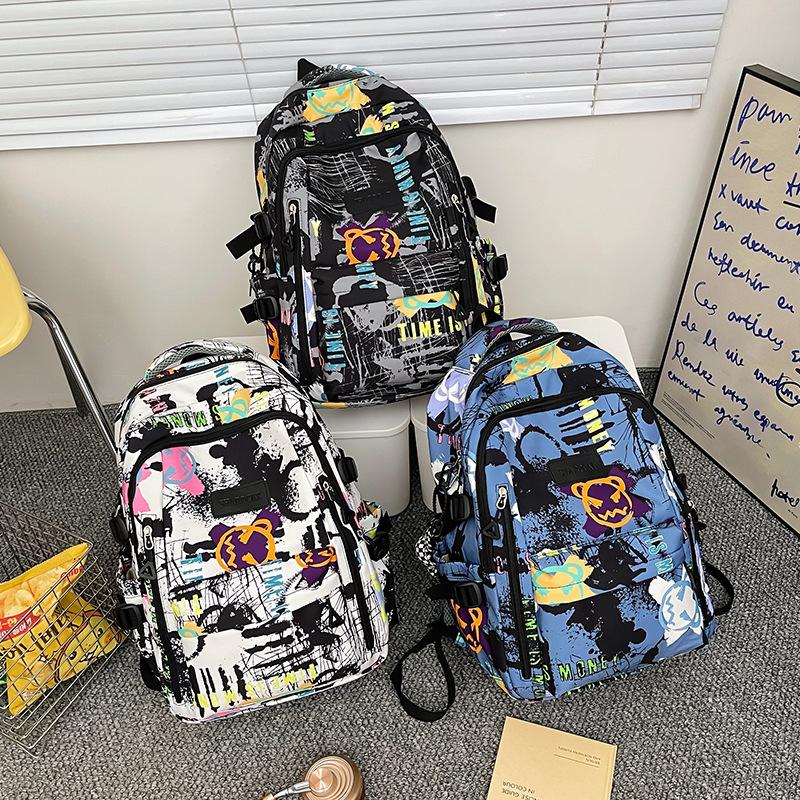 Рюкзак с принтом, женский школьный рюкзак для школьников младших классов, школьный рюкзак