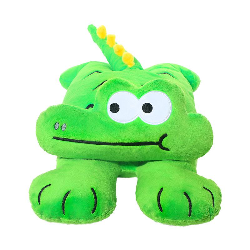 Подушка для куклы Pop Belly Crocodile для девочек, чтобы спать с плюшевыми игрушками, чтобы держать и спать с куклой с зажатыми ногами