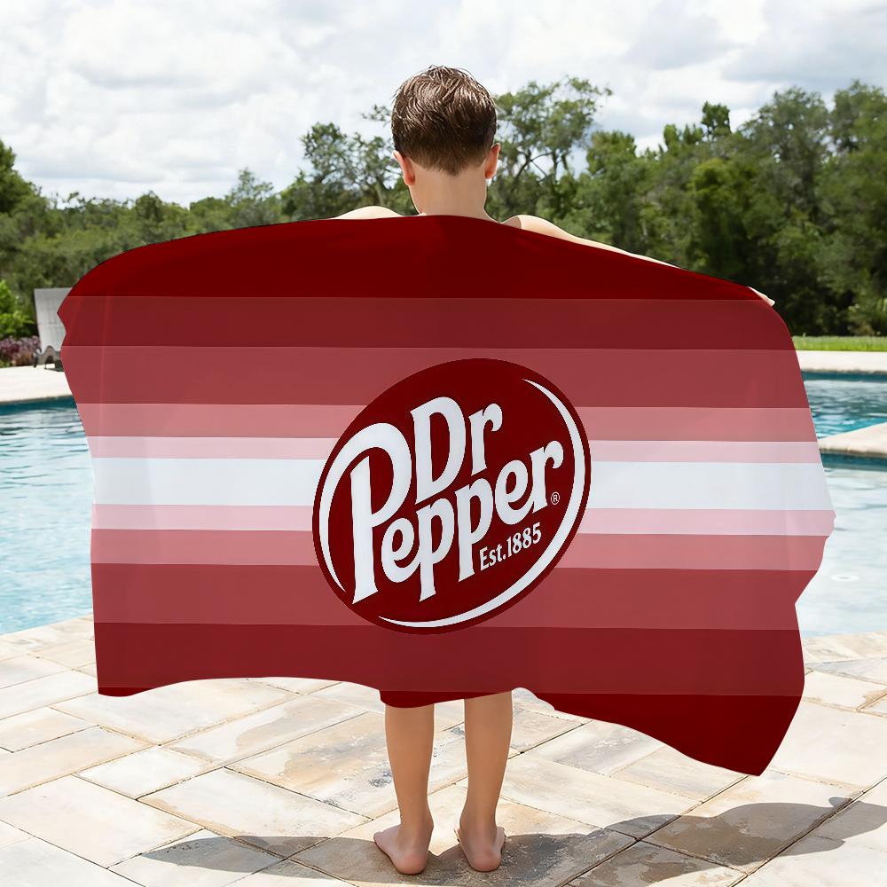 Полотенце D-Dr Pepper Быстросохнущие пляжные полотенца подходят для бассейнов, кемпинга, йоги и тренажерного зала