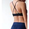 Women Sports Bra Comfort Cotton Bras for Women Thin French Style Bralette Sexy Deep V Triangle Cup Cross Tank Top Bra Gym