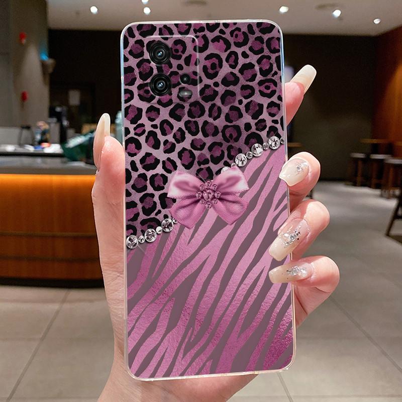 For Cover Motorola Moto G72 Case G 72 Flower design Clear Soft Silicone Back Funda Bumper For Moto G72 MotoG72 Phone Cases Coque