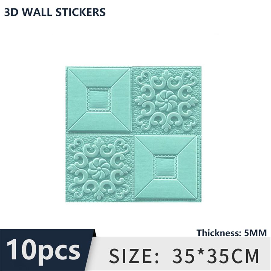 10 шт. 35 см x 35 см Самоклеящаяся имитация кирпича 5 мм наклейка на стену домашний декор потолочная панель крыша 3D обои декор для фона телевизора