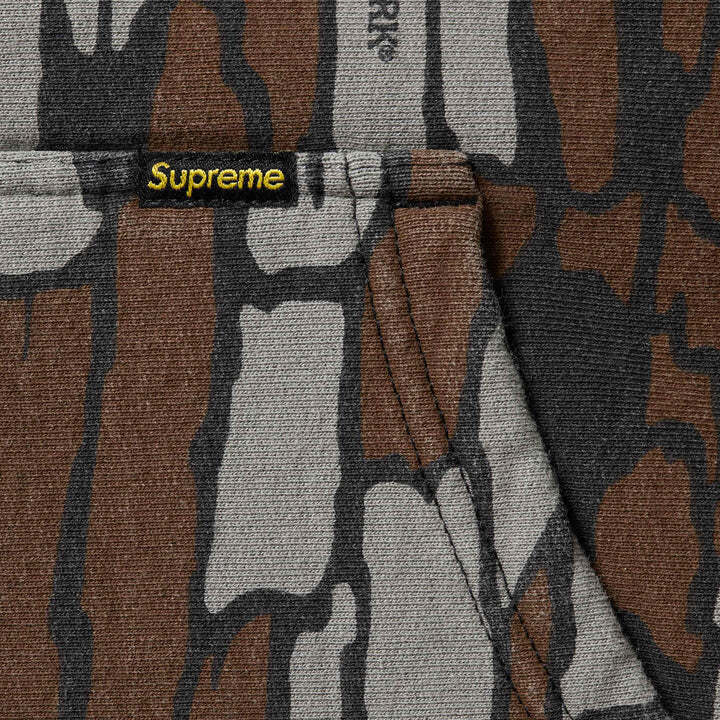 Supreme Work Zip Up Hooded Sweatshirt Camo