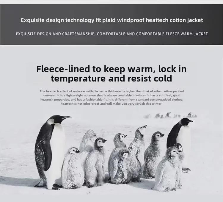 Мужская зимняя водонепроницаемая куртка с воротником-стойкой