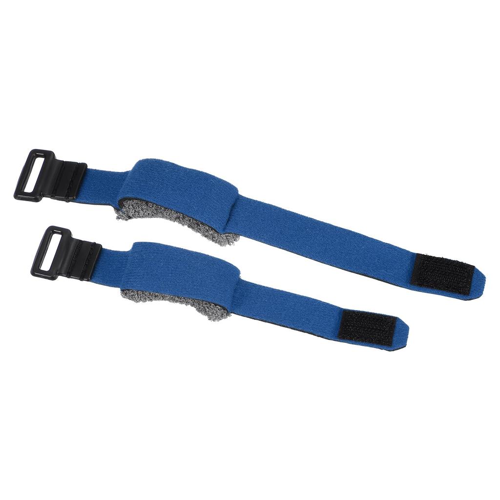 uxcell Guitar String Cover Tap Bass Silencer Damper Strap Instrument Accessory for Electric Blue 2-Pack Bass,