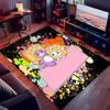 Lankybox Foxy and Rocky2 Printed Absorbent Washable Carpet, Non-Slip Bathroom Mats, Kitchen Rugs, Yoga Mat,Living Room Entrance, Camping Picnic Rugs