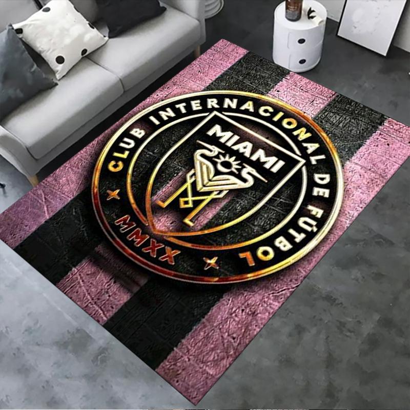 Новый ковер 2025 года Inter Miami CF для гостиной, спальни, дома, украшение дивана, детский игровой нескользящий коврик