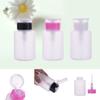 Manicure UV Gel Cleaner Nail Polish Remover Clean Acetone Pump Dispenser Container Empty Bottle