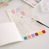 Portable Children Watercolor Painting Book Paint with Water Brush Kids Gouache Graffiti Picture Coloring Drawing Toys Gifts