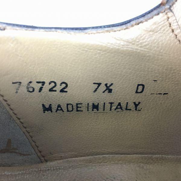 FLORSHEIM Royal Imperial Сделано в Италии Туфли с перфорацией на мыске Коричневые размер 7.5D 25.0-25.5 Мужские(ИСПОЛЬЗОВАЛ)