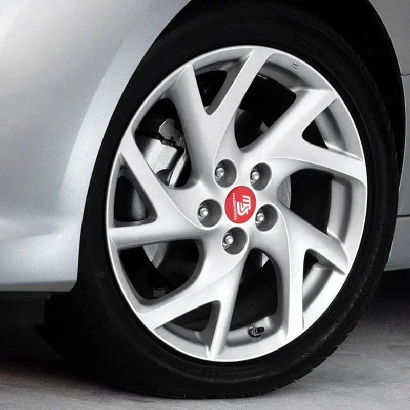 2025 Горячие Колпачки Ступицы Колеса Автомобиля Пылезащитная Крышка Эмблема Наклейка на Колесо Аксессуары для Mazda 3 4 5 6 ATENZA Axela RX8 CX6 CX5 CX