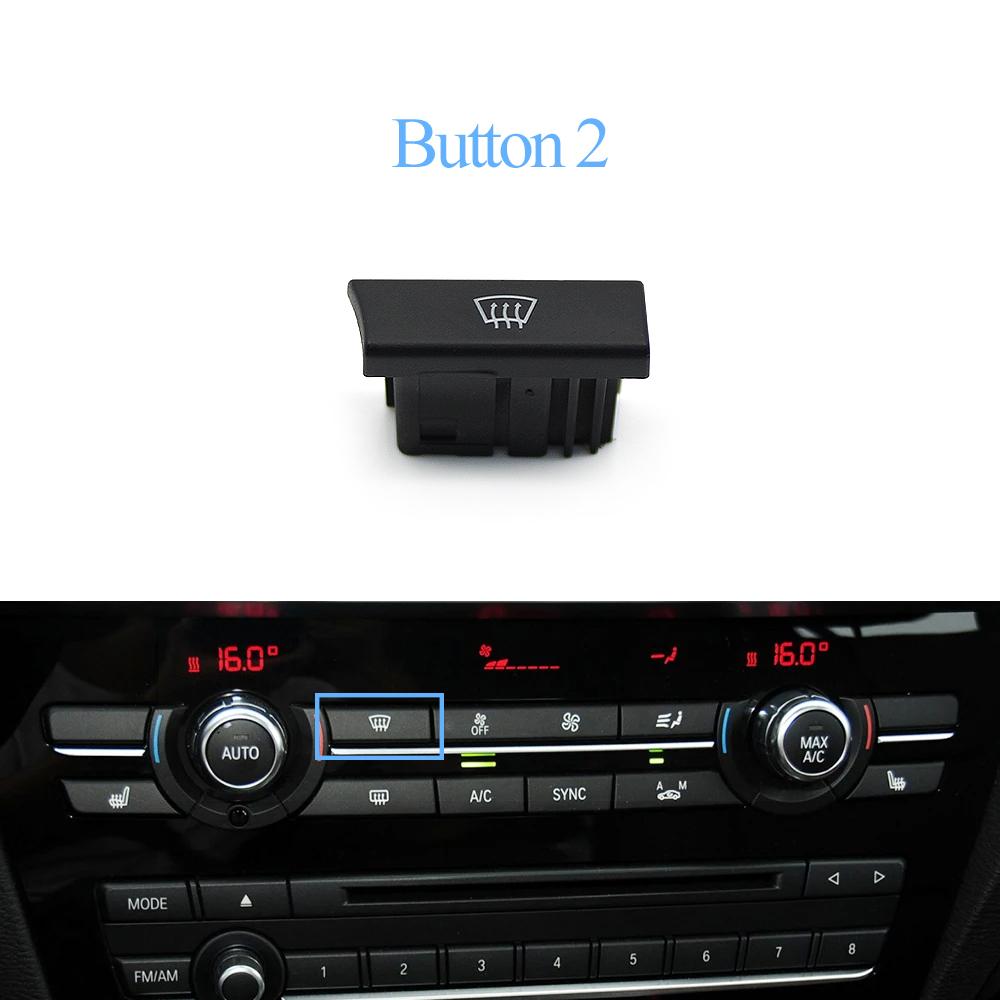 Dashboard AC Button Air Conditioning Venlitation Temperature Control Cap Repair Kit For BMW X3 F25 2014-2017 X4 F26 2013-2018