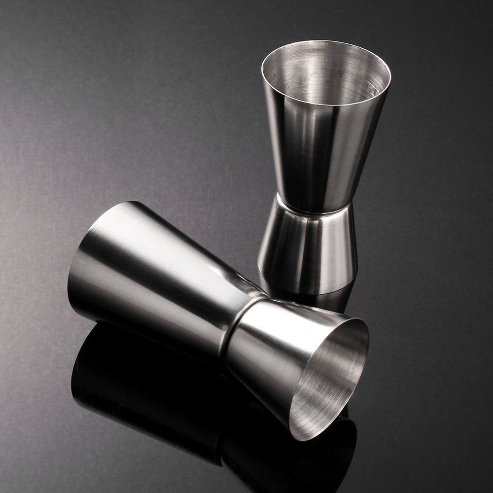 15/30ml or 25/50ml Cocktail Bar Jigger Design Japanese Stainless Steel Measuring Cup Jigger Double Spirit Bartender Kitchen Gadg