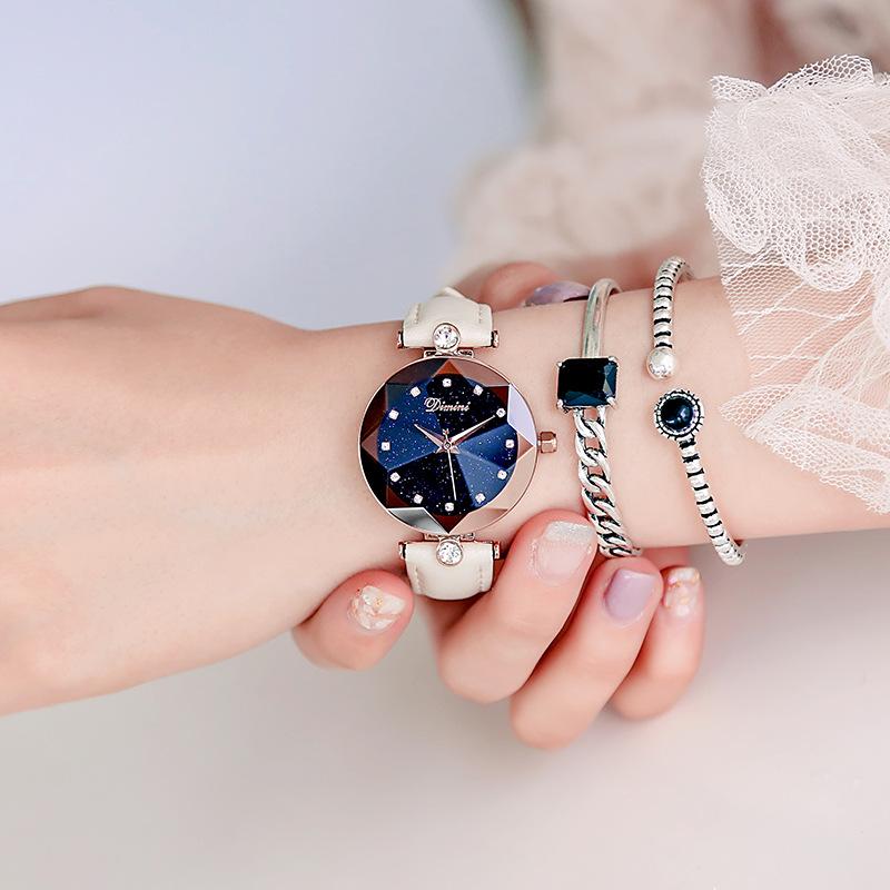 Часы Starry Sky женские водонепроницаемые кварцевые женские часы модные трендовые женские часы с поясом