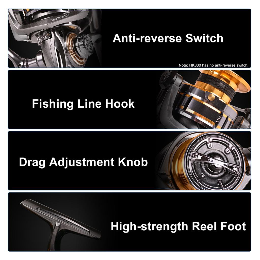 Спиннинговая рыболовная катушка 7+1 BB, рыболовная катушка для дальнего заброса, легкая металлическая спиннинговая катушка для рыбалки