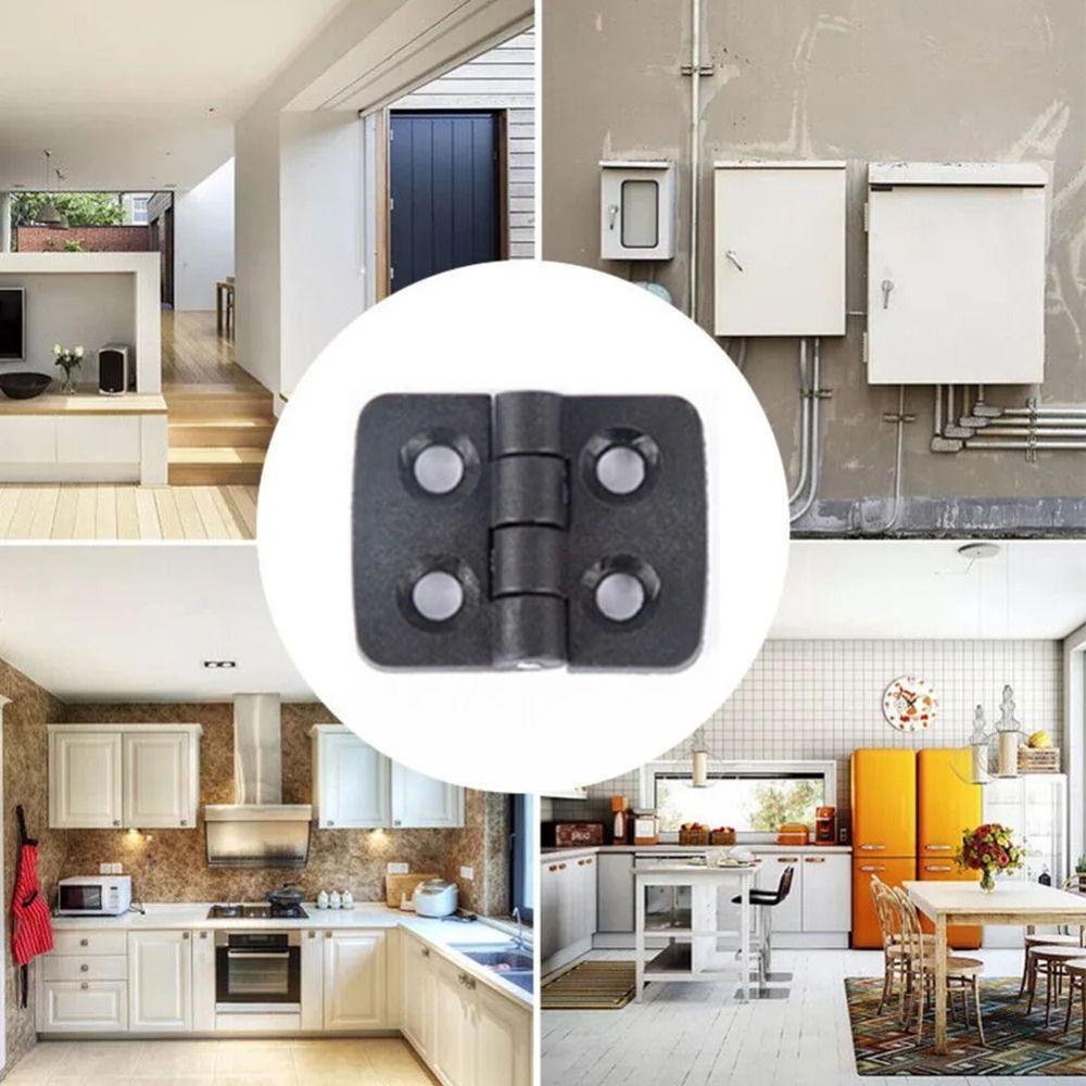 Фурнитура Маленькие Петли Черная Петля Двери Шкафа Профессиональная Пластиковая Дверная Петля Для Мебели