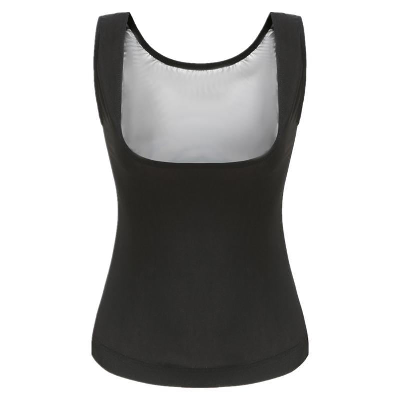 Женская термофутболка с серебряным ионным покрытием, майка для сауны, утягивающий жилет для похудения