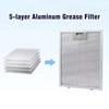 Easily Maintain Your Cooking Space with this Set of Two FILTERS Compatible with For HOWDENS Lamona (Size 460 x 260 mm)