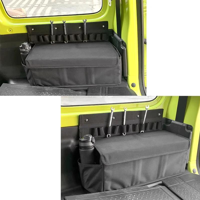 2- Door Jimny Accessories Rear Seat Storage Bag Car Trunk Side Storage Organizer for Suzuki Jimny 3- door Only JB74 JB64 2019+