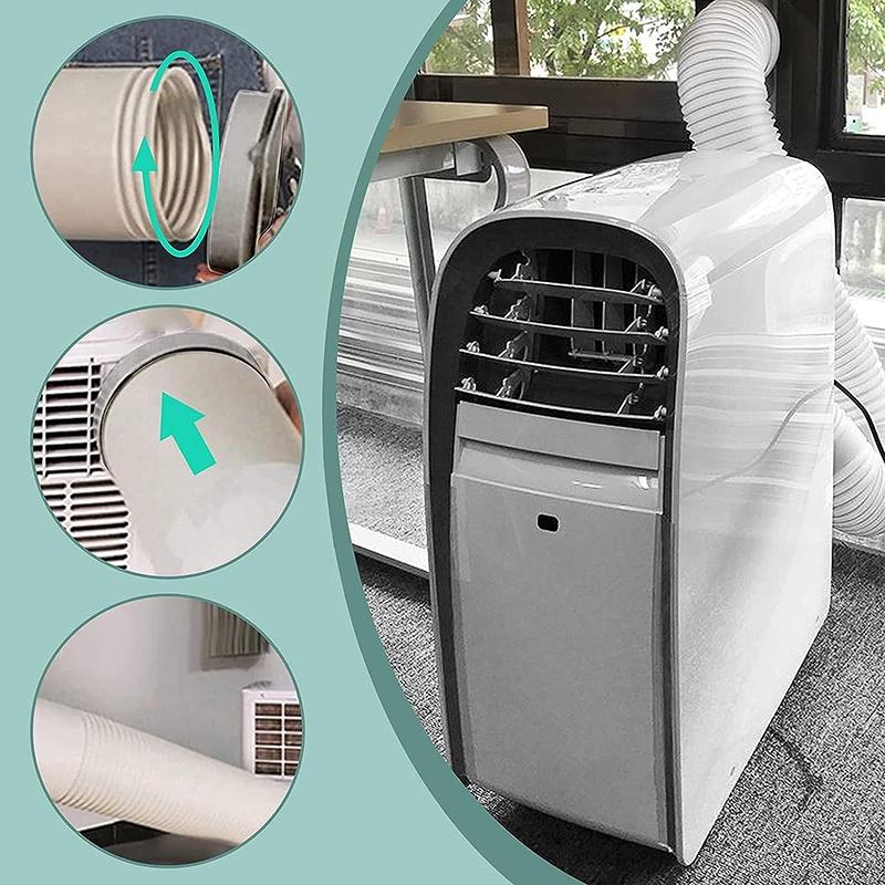 Мобильный разъем выхлопной трубы кондиционера Портативный разъем выхлопной трубы Круглый разъем с внутренней резьбой