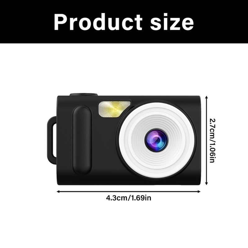 Mini Keychain Camera 1080P Mini Thumb Sized Camera Keychain Video Camera Camcorder for Students Kids Travel Outdoor