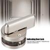 Screw Mount Bolt Latch Stainless Steel Bathroom Door Lock Indicating Privacy Door Lock  Commercial