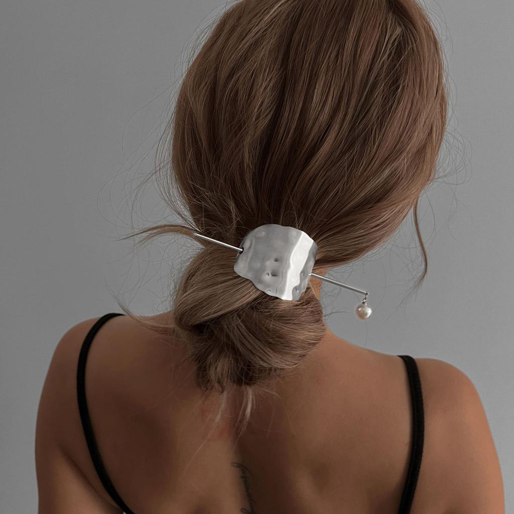 Versatile Hair Accessories Alloy Geometric Back Head Hairpin Headgear Hot-selling Niche Temperament Hairpin