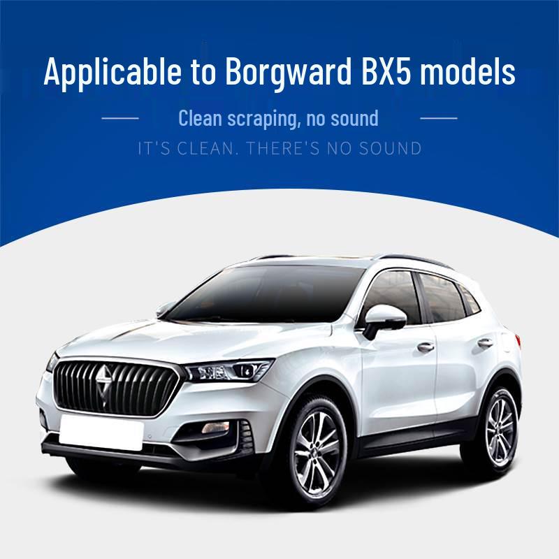 Borgward BX5 2018 Silencing Front & Rear Wiper Blades: 17” & 20” Rubber Strips