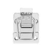 10 Pcs Silver Fastener Toggle Latch Catch Chest Case Suitcase Boxes Chests Lock