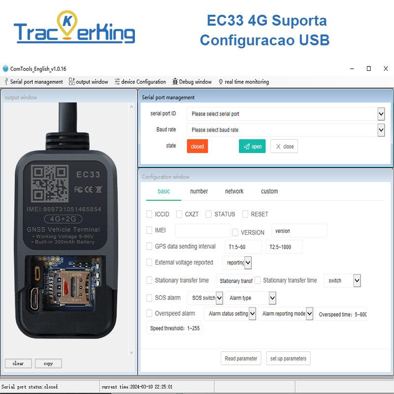 TrackerKing EC33Pura 4G GPS Car/Motor/Bike Tracking Device J16 Tracker Rastreador GT06 protocolo
