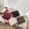 Korean Womens Coin Money Wallet Short Zipper Solid Color Wallet Purse Multi-card ID Business Credit Card Holder Clutch Purse