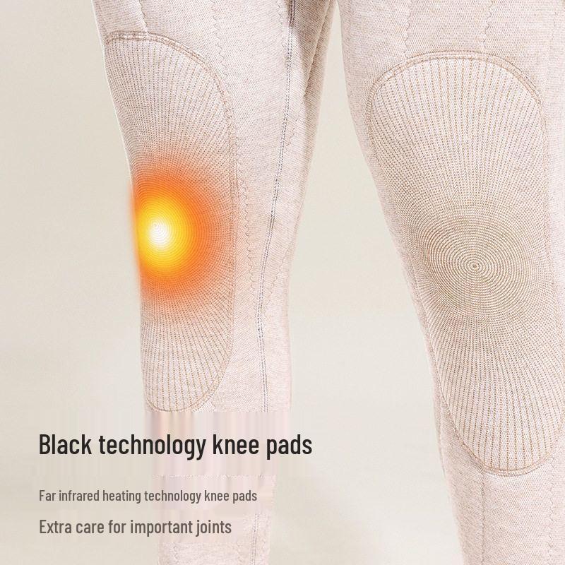 MaoRen Мужские термобрюки из шерсти и шелка для экстремальной зимы