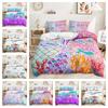 Bed Three-Piece Mermaid Kit Marine Animal Quilt Cover Two-Piece Bedroom