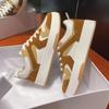 Fashion Trend All-match Women's Flats Shoes Designer New Breathable Anti-Odor Thick-soled Casual Shoes Women Sneakers Student Board Shoe