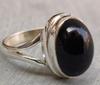 Black Onyx Ring, 925 Sterling Solid Silver, Handmade Jewelry, Boho Ring, Womens Ring, Gift for Her, Engagement Ring, Onyx Jewelry