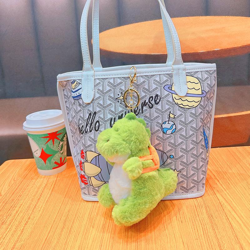 Милый фруктовый динозавр плюшевый рюкзак-подвеска мягкий брелок игрушка коллекционная кукла