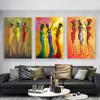 Classic Vintage Three African Women Canvas Paintings Abstract Posters Prints Wall Art Picture for Living Room Wall Decor Cuadros