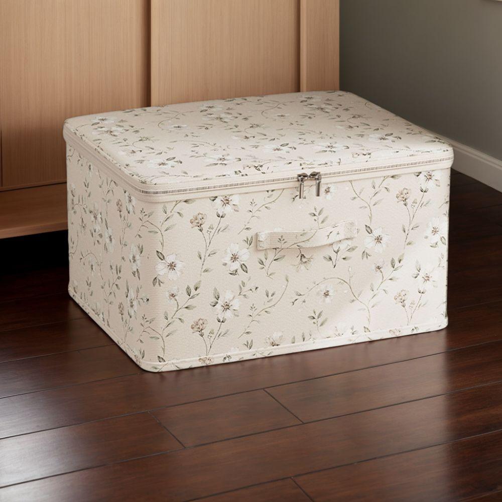 Space Saving Clothes Quilt Storage Box Washable Laundry Basket Toy Storage Box for Home