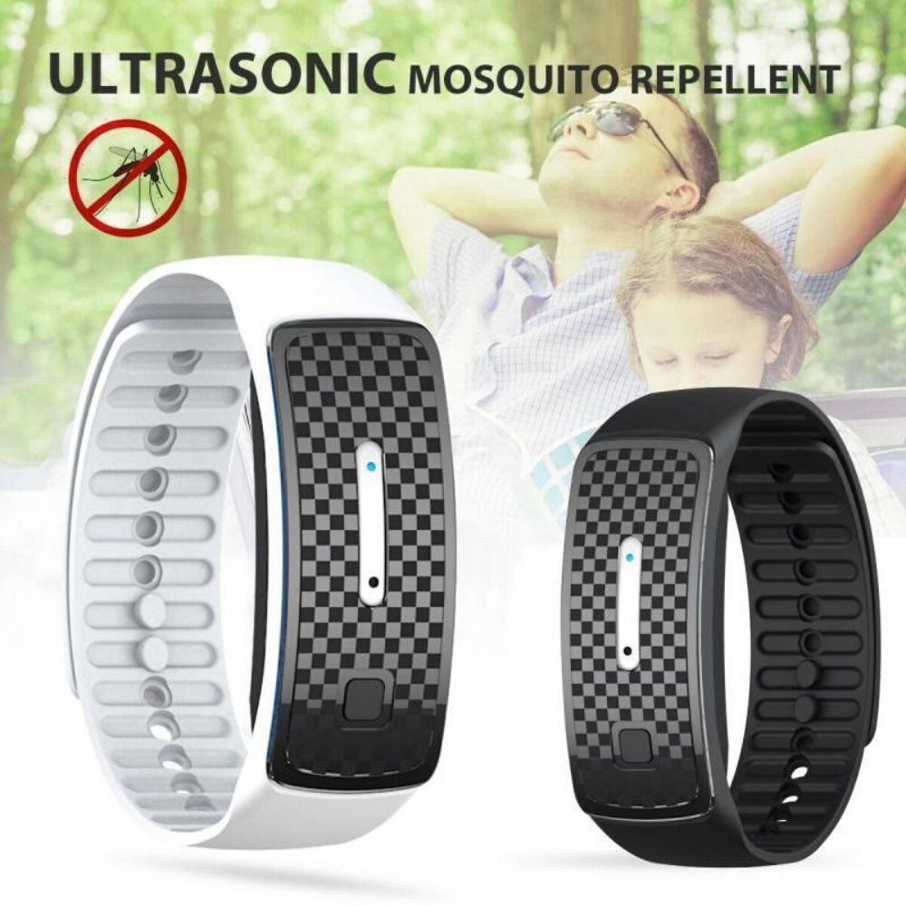 Ultrasonic Bracelet Mosquito Repellent Wristbands Magnetic Fitness Pedometer Wristbands Health