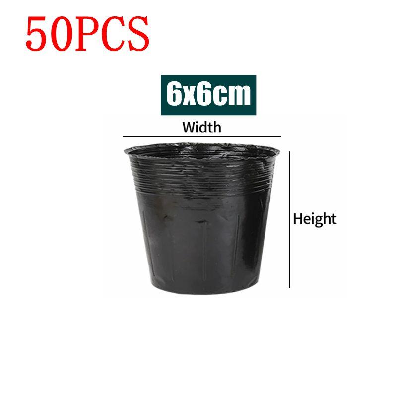 10/100PCS Garden Seedling Planting Cup Disposable Plants Nursery Pots Nutrition Bag Seed Pots Flowerpot Garden Accessories