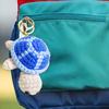 Knitted Turtle Keychain Exquisite Yarn Crochet Compact Size Portable Keyring Cartoon Style Mini Turtle Keychain