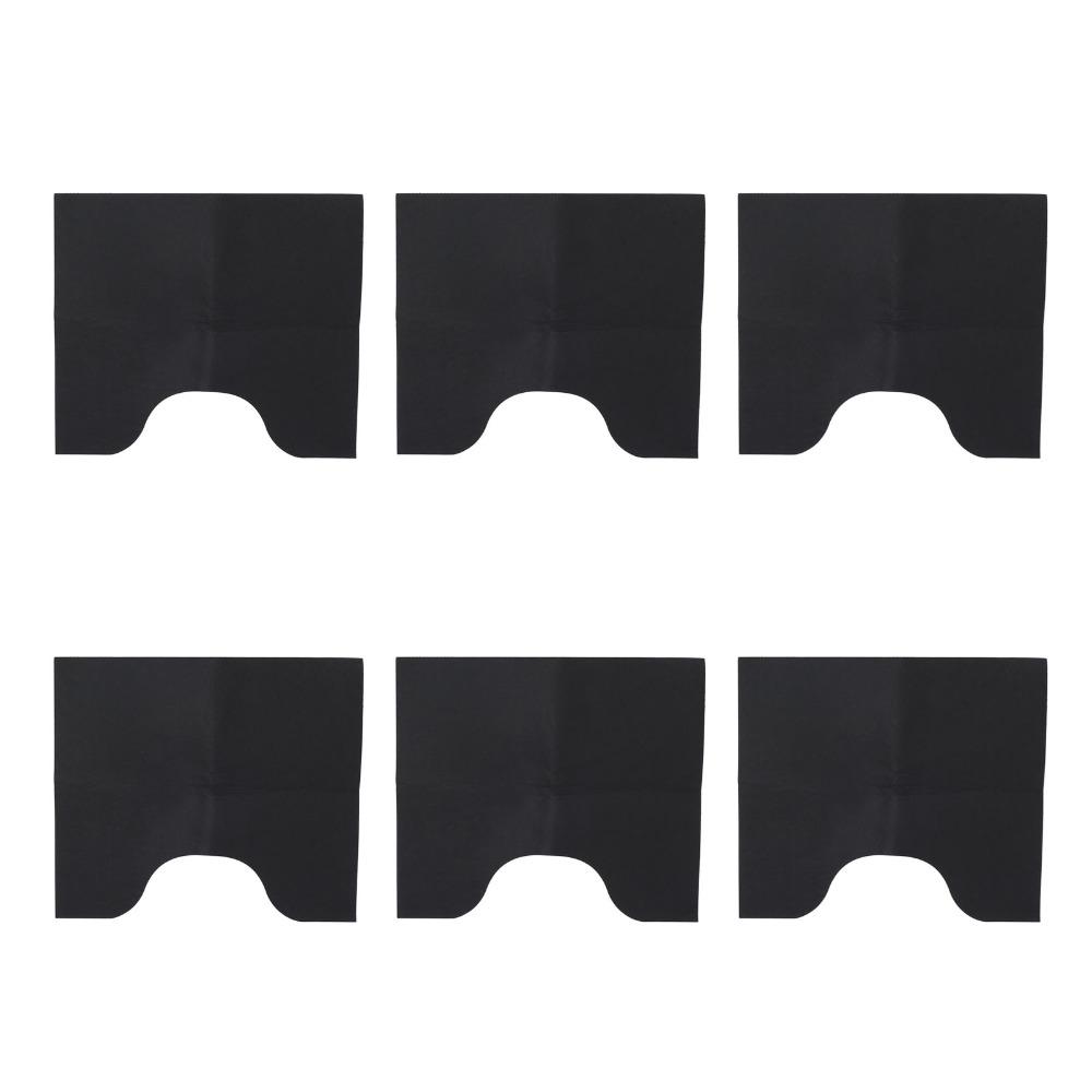 6 Pack U Shape Toilet Rug Absorbent Toilet Floor Mat Durable Toilet Mat Home