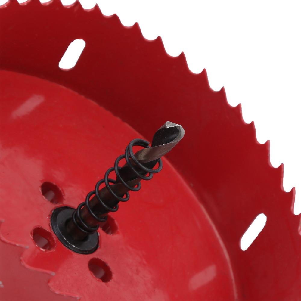 2pcs 115mm / 4.5in Bi-Metal Hole Saw 105mm / 4.1in Drill Bit Hole Saw HSS Hole Cutter For Wood