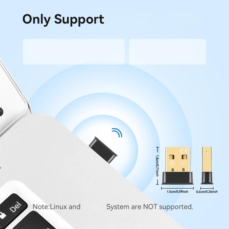USB Bluetooth-compatible Adapter Wireless Dongle PC Transmitter Receiver Replacement For Mouse Tablet Acessories