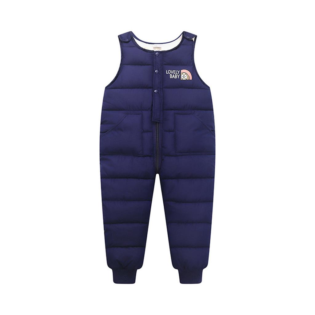 Осенние и зимние хлопковые брюки-переноски с подкладкой и утолщенным пухом для малышей и маленьких детей