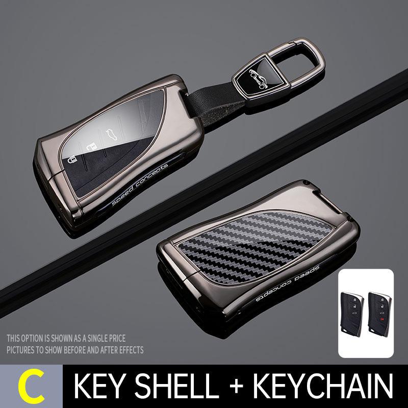 Lexus Key Case for ES200, ES300h, NX200, ES260, LS, RX300 - Car Key Shell with Buckle