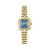 9857 Square Steel Strap Watch Fashion Small Dial