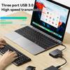5 в 1 TYPE-C+USB3.0*3+PD100W+USB-C Адаптер-хаб с интерфейсом для передачи данных док-станция для MacBook