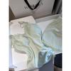 Ice silk pajamas for women with chest pads, pure desire wind loungewear, summer new suspender shorts, simulated silk thin styles can be worn outside