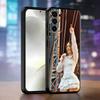 Чехол для телефона A-Ayliva Singer для Samsung S25, S24, S21, S22, S23, S30, Ultra, S20, Plus, Fe, Мягкий силиконовый черный чехол